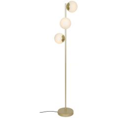 Nordlux Lilly 48613035 lampa stojąca 3x10 W mosiądz