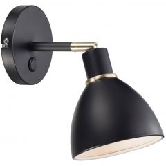 Nordlux Ray 63191003 kinkiet 1x25 W czarny