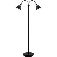 Nordlux Ray 63224003 lampa stojąca 2x25 W czarna