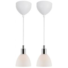 Nordlux Ray 63233033 lampa wisząca 2x40 W chrom Nordlux Ray 63233033 lampa wisząca 2x40 W chrom