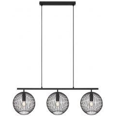 Nordlux Beroni 2213293003 lampa wisząca 3x60 W czarna