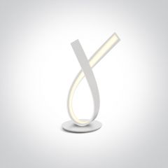 One Light Hana 61086W lampa stołowa 1x12 W biała