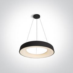 One Light Kapsala 62180NBBW lampa wisząca 1x80 W czarna