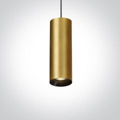 One Light Kallifoni 63105MBBS lampa wisząca 1x10 W mosiądz