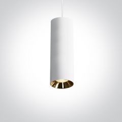 One Light Kallifoni 63105MW lampa wisząca 1x10 W biała