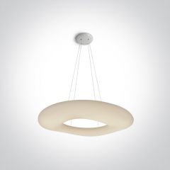 One Light Apidea 63110CW lampa wisząca 1x80 W biała