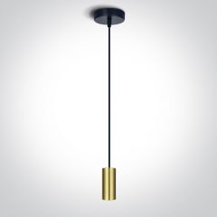 One Light Irini 63124BBS lampa wisząca 1x20 W mosiądz