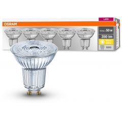 Osram Base 4058075090460 żarówki led multipack 5x4.3 W 2700 K gu10