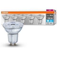 Osram Base 4058075157965 żarówki led multipack 5x2.6 W 4000 K gu10