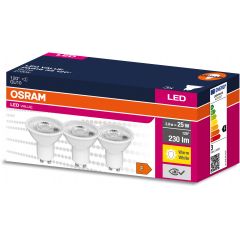 Osram Value 4058075497405 żarówki led multipack 3x2.8 W 2700 K gu10