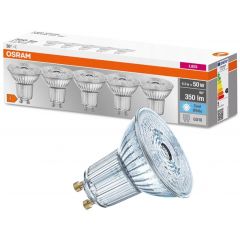 Osram Base 4058075626461 żarówki led multipack 5x4.3 W 4000 K gu10