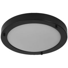 Osram Bathroom Ceiling 4099854444456 lampa podsufitowa 1x15 W czarna