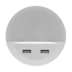 Osram Lunetta USB 4099854530753 lampka nocna z czujnikiem zmierzchu 1x13 W biała