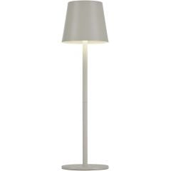 Leuchten Direkt Euria 1925040 lampa stołowa 1x3 W szara