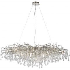 Paul Neuhaus Icicle 203155 lampa wisząca powyżej 6x40 W stal