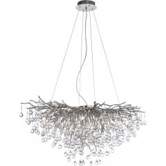 Paul Neuhaus Icicle 219255 lampa wisząca powyżej 6x40 W stal