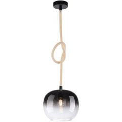 Paul Neuhaus Luma 241018 lampa wisząca 2x40 W czarna