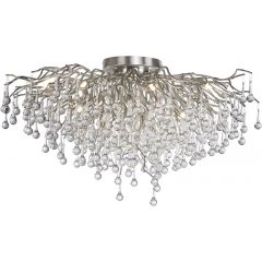 Paul Neuhaus Icicle 809255 lampa podsufitowa powyżej 6x40 W stal