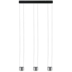 Paulmann Aldan PL79720 lampa wisząca 3x9 W czarna