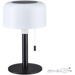 Paulmann Bartja PL94607 lampa stołowa 1x1.6 W czarna