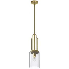 Quintiesse Kimrose QNKIMROSEMPBNB lampa wisząca 1x40 W mosiądz