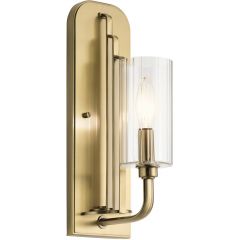 Quintiesse Kimrose QNKIMROSE1BNB kinkiet 1x40 W mosiądz