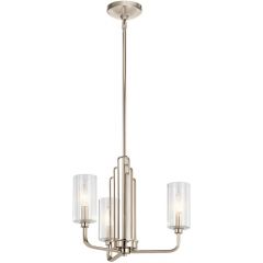 Quintiesse Kimrose QNKIMROSE3PN lampa wisząca 3x40 W nikiel
