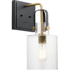 Quintiesse Kitner QNKITNER1NBR kinkiet 1x60 W mosiądz