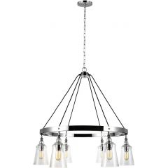 Quintiesse Loras QNLORAS6 lampa wisząca 6x60 W chrom