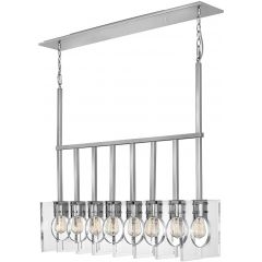 Quintiesse Ludlow QNLUDLOW8PN lampa wisząca x60 W nikiel