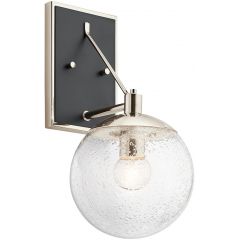 Quintiesse Marilyn QNMARILYN1 kinkiet 1x60 W przezroczysty-nikiel