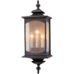 Quintiesse Market Square QNMARKETSQUAREL kinkiet zewnętrzny 3x60 W brązowy