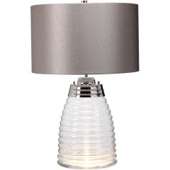 Quintiesse Milne QNMILNETLGREY lampa stołowa 1x7 W