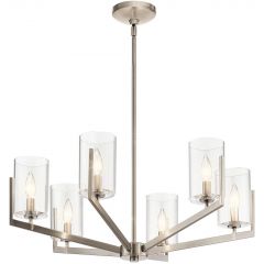 Quintiesse Nye QNNYE6CLP lampa wisząca 6x40 W
