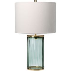 Quintiesse Reno QNRENOGREENAB lampa stołowa 1x60 W biała-mosiądz