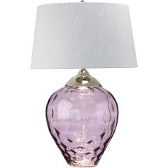 Quintiesse Samara QNSAMARATLLRGPLM lampa stołowa 2x7 W różowa-srebrna-nikiel
