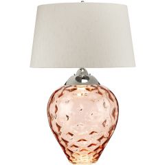 Quintiesse Samara QNSAMARATLSLM lampa stołowa 2x7 W szara-nikiel