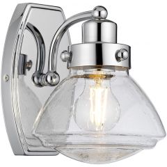 Quintiesse Scholar QNSCHOLAR1 kinkiet 1x60 W chrom-przezroczysty