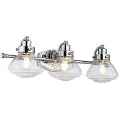 Quintiesse Scholar QNSCHOLAR3 kinkiet 3x60 W chrom-przezroczysty