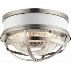 Quintiesse Tollis QNTOLLISFBN lampa podsufitowa 2x40 W biała-nikiel