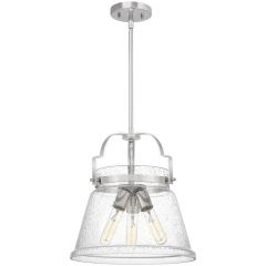 Quintiesse Wimberley QNWIMBERLEYPPC lampa wisząca 3x60 W chrom-przezroczysta