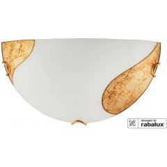 Rabalux Art Gold 1940 kinkiet 1x60 W biały-złoty