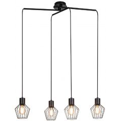 Rabalux Belano 3540 lampa wisząca 4x40 W czarna