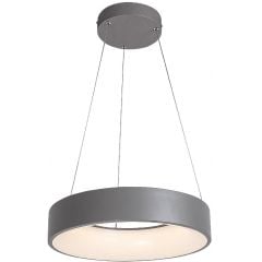 Rabalux Adeline 3929 lampa wisząca 1x24 W szary/popielaty