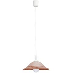 Rabalux Alabastro 3955 lampa wisząca 1x60 W brązowa