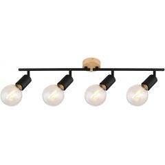 Rabalux Pablo 3979 lampa podsufitowa 4x40 W czarna