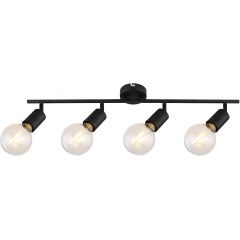 Rabalux Lamar 3989 lampa podsufitowa 4x40 W czarna