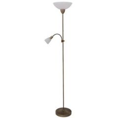 Rabalux 4019 lampa stojąca 2x60 W brązowa