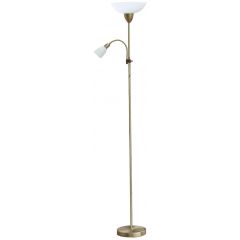 Rabalux Diana 4068 lampa stojąca 2x60 W biała-brązowa