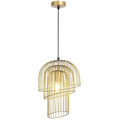 Rabalux Rowena 6228 lampa wisząca 1x60 W złota